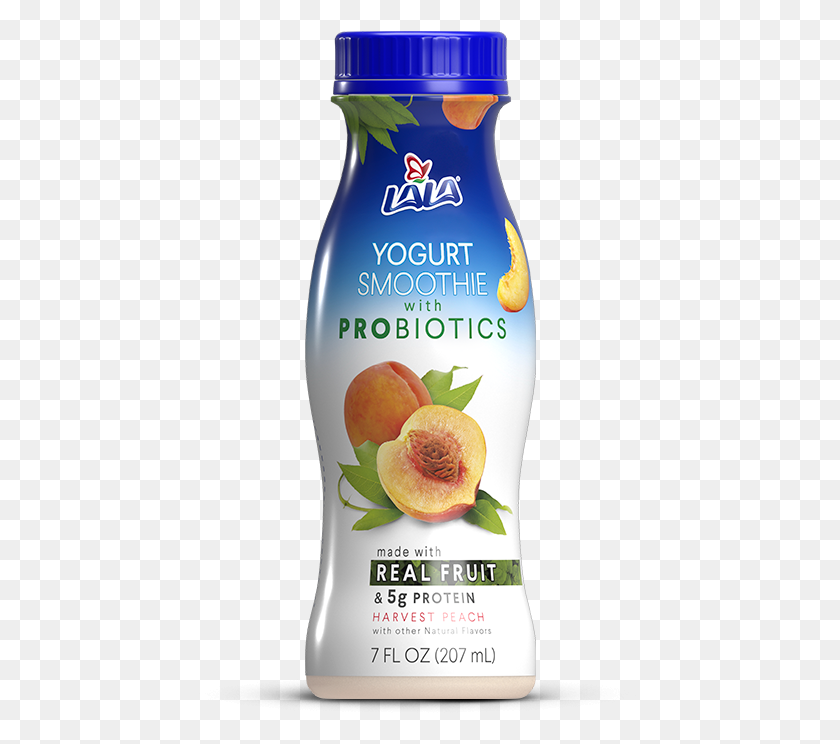 467x684 Harvest Peach Lala Yogurt Smoothie Lala Yogurt Smoothie Probiotic, Bottle, Label, Text HD PNG Download