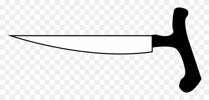 7055x3090 Has A Type Of Butcher Knife That Has A Grip That Keeps Melee Weapon, Hammer, Tool, Cutlery HD PNG Download
