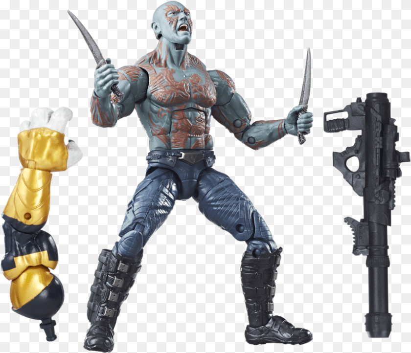 851x731 Hasbro Introduces New Marvel Lines Guardians Of The Galaxy Vol 2 Drax Marvel Legends, Weapon, Sword, Person, Man Clipart PNG