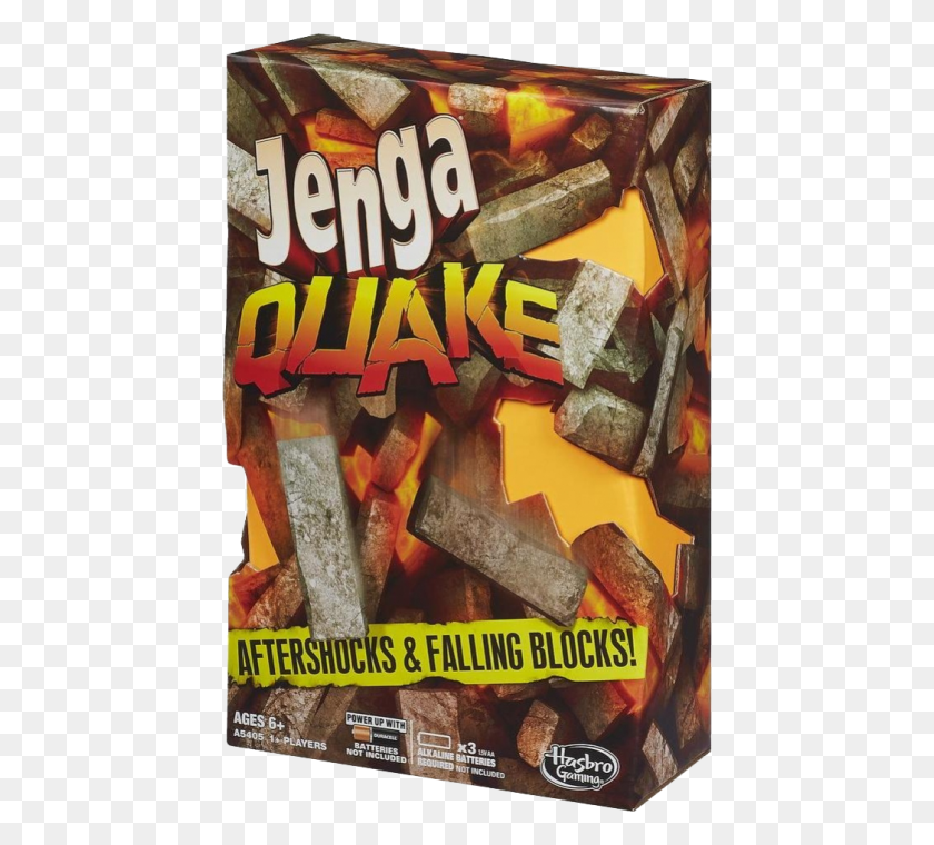 440x700 Hasbro Jenga Quake Game Jenga Quake, Alphabet, Text, Paintball HD PNG Download