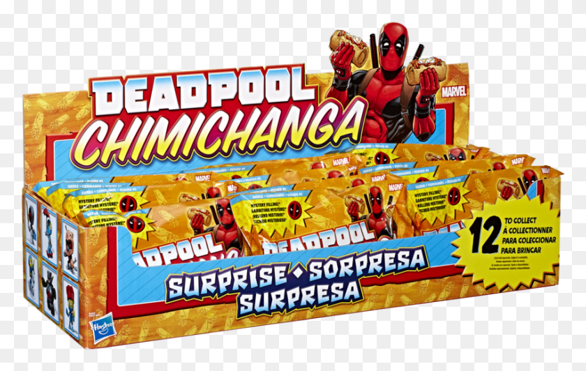 847x513 Hasbro Reveals Marvel Deadpool Chimichanga Surprise Deadpool Chimichanga Surprise, Person, Human, Food HD PNG Download