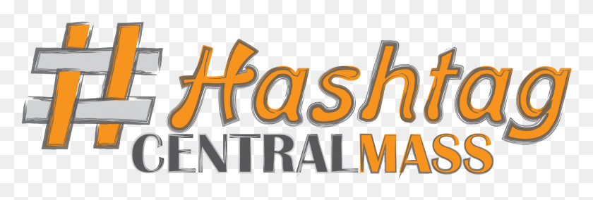 1759x506 Hashtag Central Mass Logo Design Tan, Text, Label, Alphabet HD PNG Download