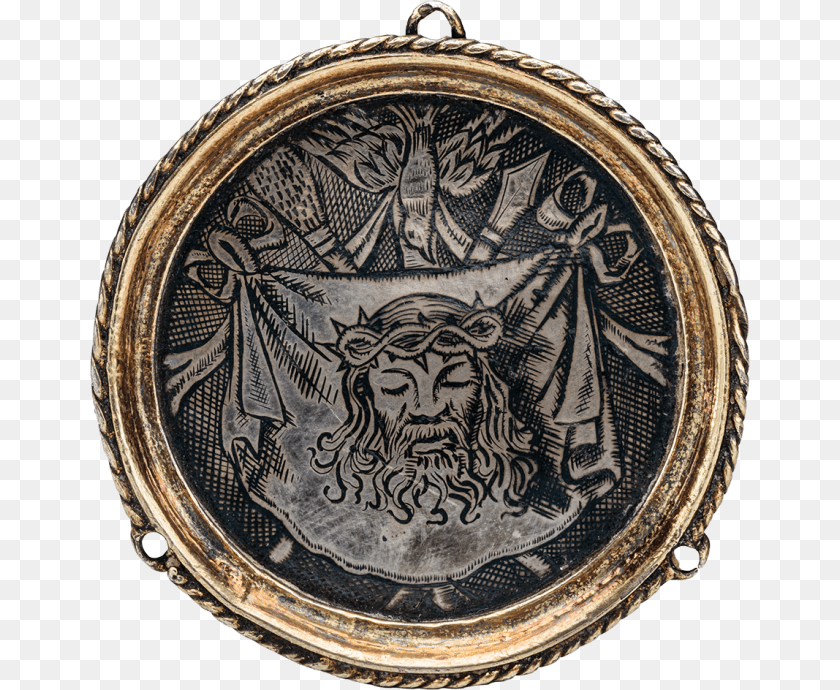 Hat Badge With Veronica39s Veil Emblem, Accessories, Face, Head, Person Sticker PNG