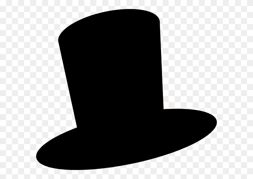 600x536 Hat Black And White Top Hat Clipart Hat Clip Art Black, Clothing, Apparel, Cowboy Hat HD PNG Download