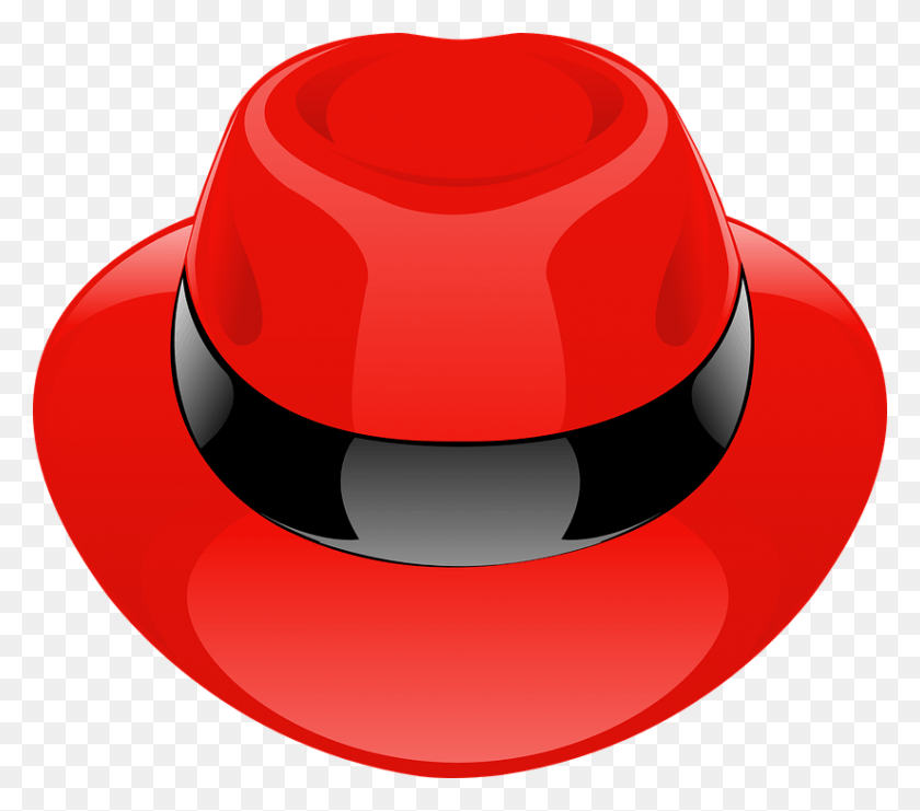 824x720 Hat Red Fedora Imagen De Sombrero Rojo, Clothing, Apparel, Helmet HD PNG Download