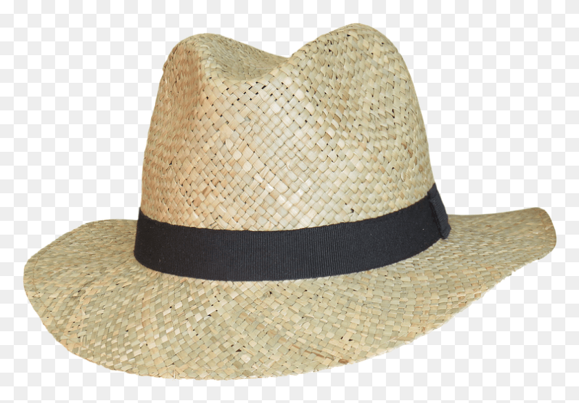 787x529 Hat Sun Hat Sun Protection Straw Hat Isolated Sunhat, Clothing, Apparel, Cowboy Hat HD PNG Download