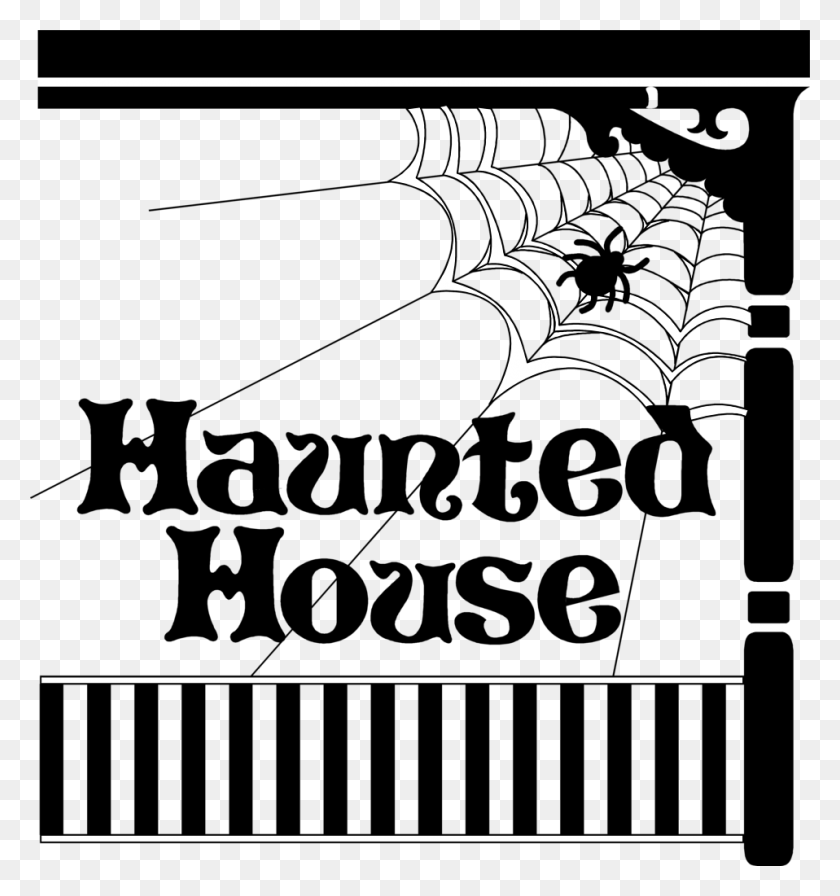 958x1027 Haunted House Poster, Symbol, Batman Logo HD PNG Download