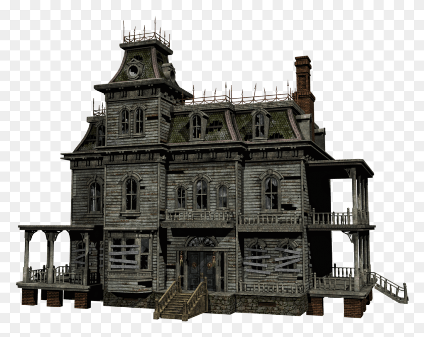 941x734 Haunted Mansion Haunted House No Background, Building, Architecture, Housing HD PNG Download