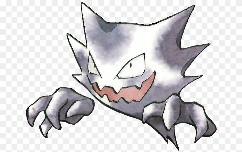 670x527 Haunter Used Lick And Night Shade, Electronics, Hardware, Hook, Claw Clipart PNG