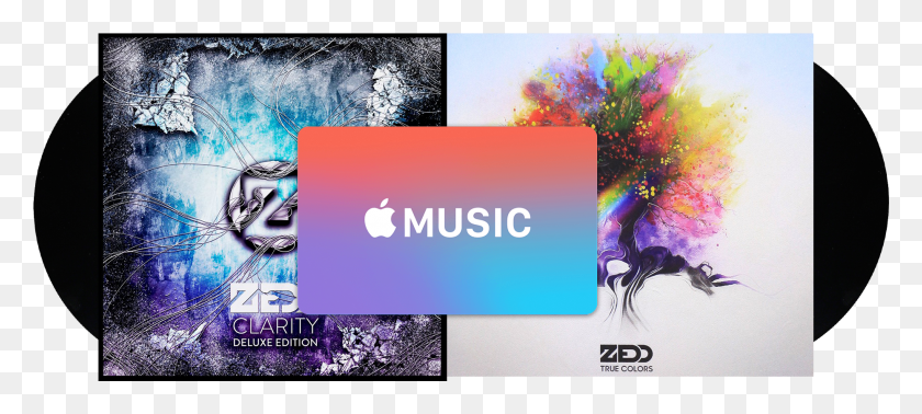 1859x758 Have Apple Music Enter Here Clarity Bonus Track Zedd, Collage, Poster, Advertisement HD PNG Download