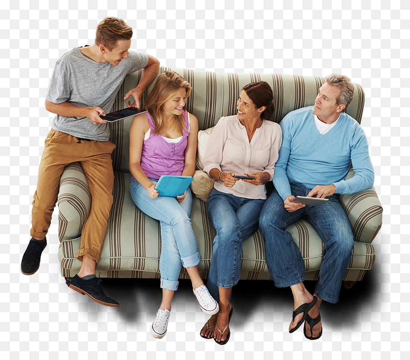 757x678 Have Clear Expectations Sitting, Couch, Furniture, Person HD PNG Download