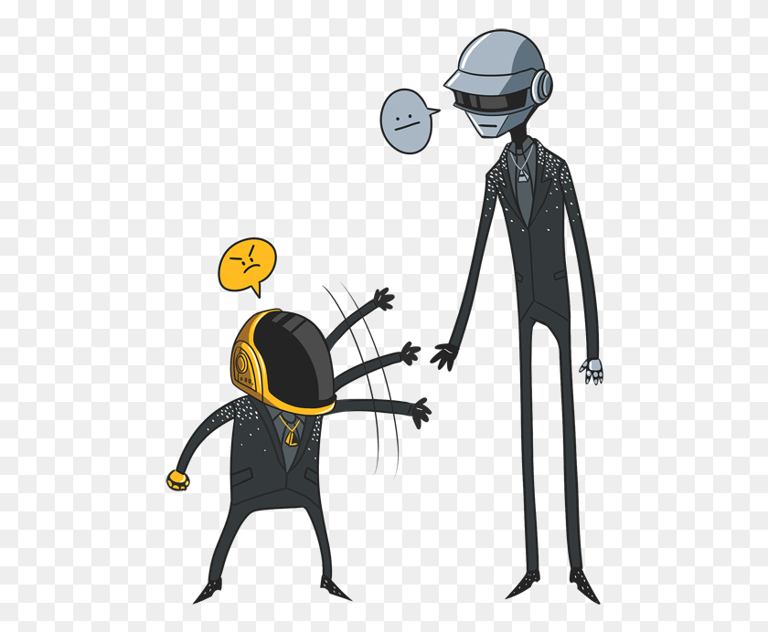 480x632 Kawaii Daft Punk Cartoon, Шлем, Одежда, Одежда Png Скачать