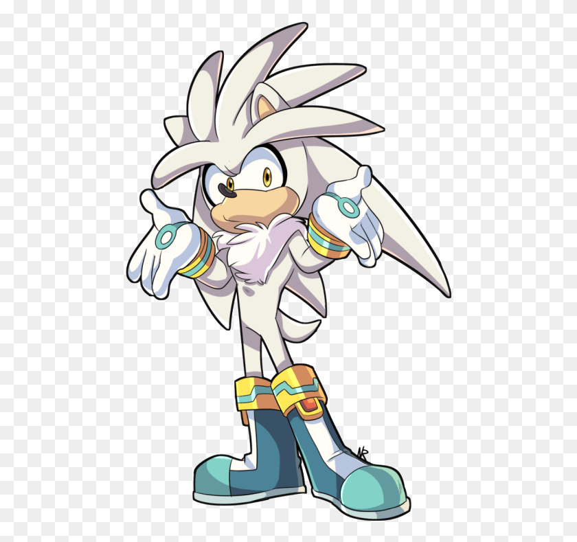 476x729 Have Some Sonic Ocs And A Silver Silver The Hedgehog Shrug, Costume HD PNG Download