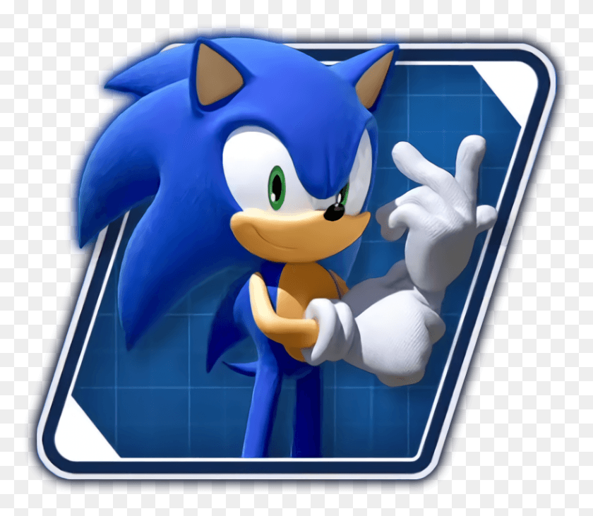 816x702 Есть Несколько Значков Team Sonic Racing, Которые Я Сделал Team Sonic Racing Sonic, Игрушка, На Открытом Воздухе, Рука Hd Png Скачать