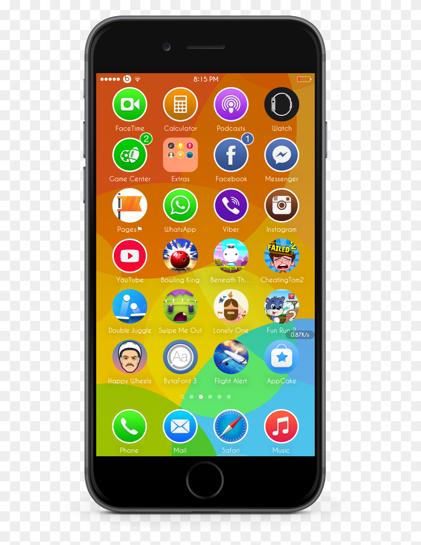 593x1027 Have You Install The Best Anemone Themes Around Cydia Smartphone, Mobile Phone, Phone, Electronics HD PNG Download