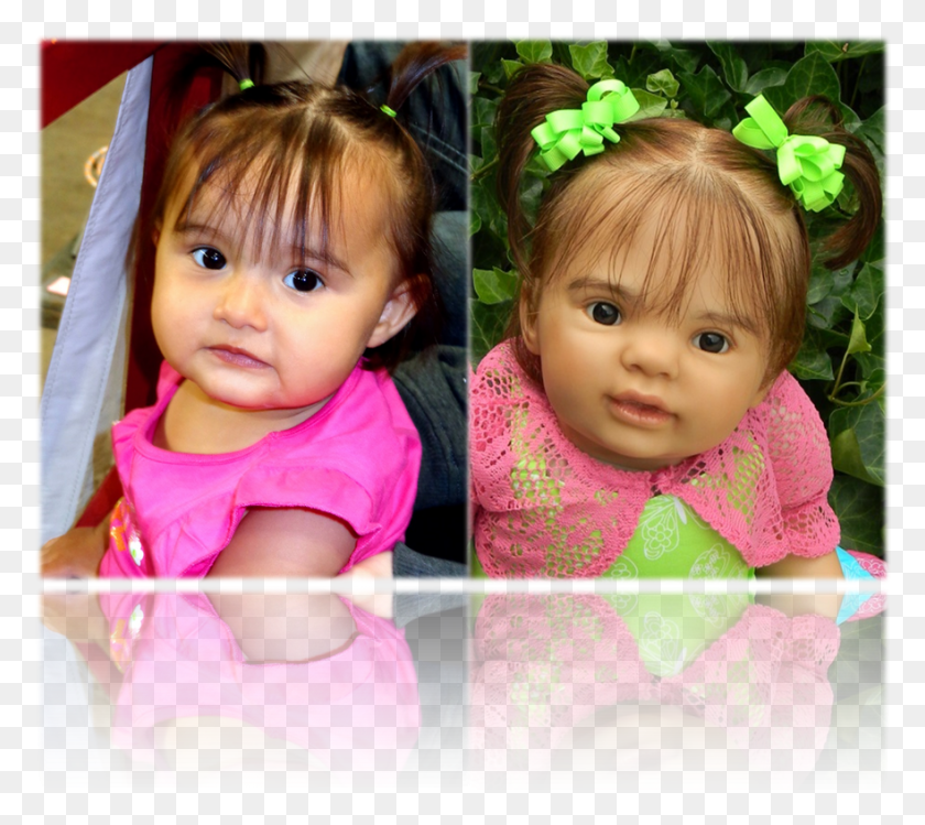 881x779 Haven Rayanne Custom Baby Doll, Collage, Poster, Advertisement HD PNG Download