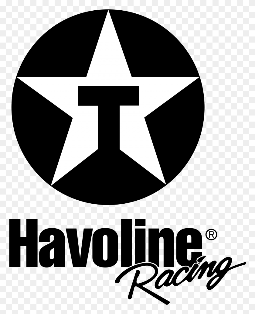1755x2191 Havoline Racing Logo Transparent Circle, Cross, Symbol, Star Symbol HD PNG Download