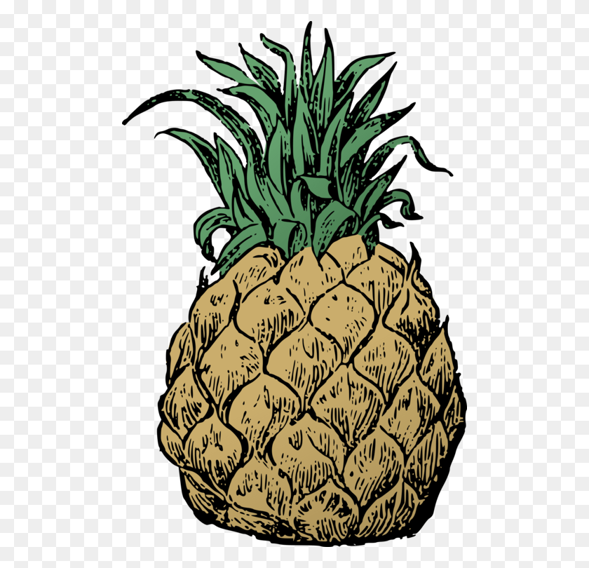 492x750 Hawaii Clipart Hawaiian Pineapple Pineapple, Plant, Fruit, Food HD PNG Download