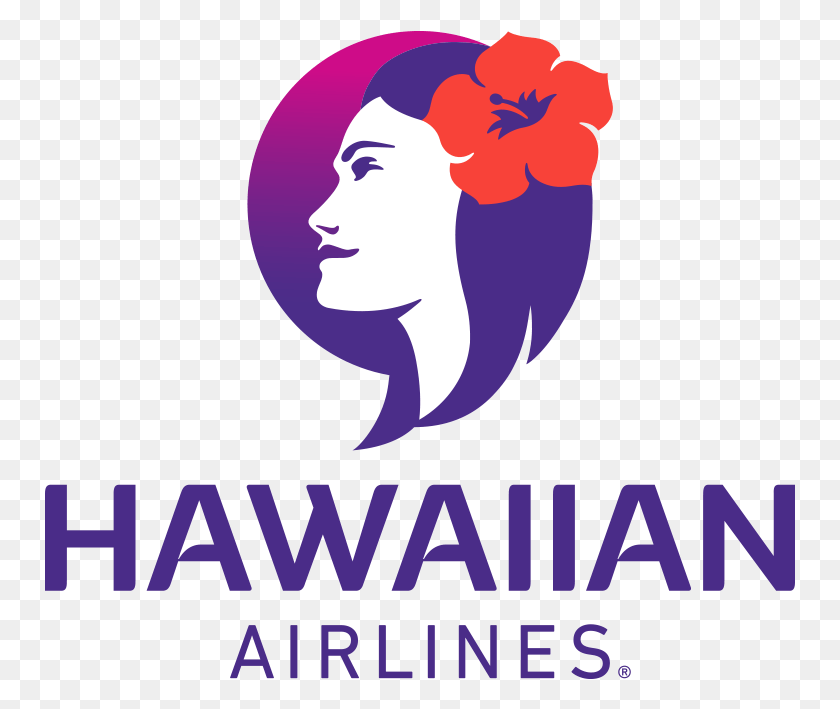 751x649 Descargar Png Hawaiian Airlines Hawaiian Airlines Logotipo, Cartel, Anuncio, Flyer Hd Png
