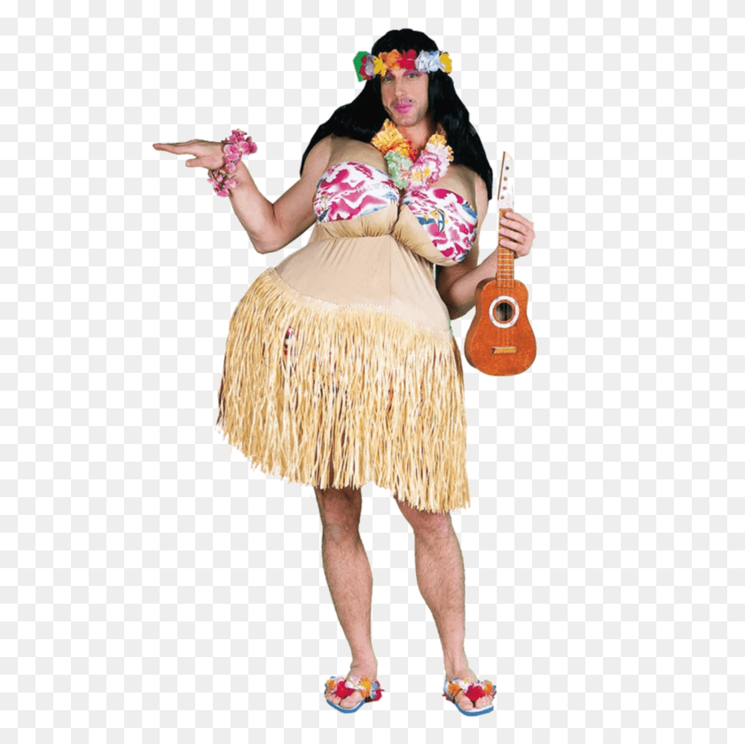 501x778 Hawaiian Dress Costume Jokers Masquerade Womens Hawaiian Fancy Dress, Hula, Toy, Plant Descargar Hd Png