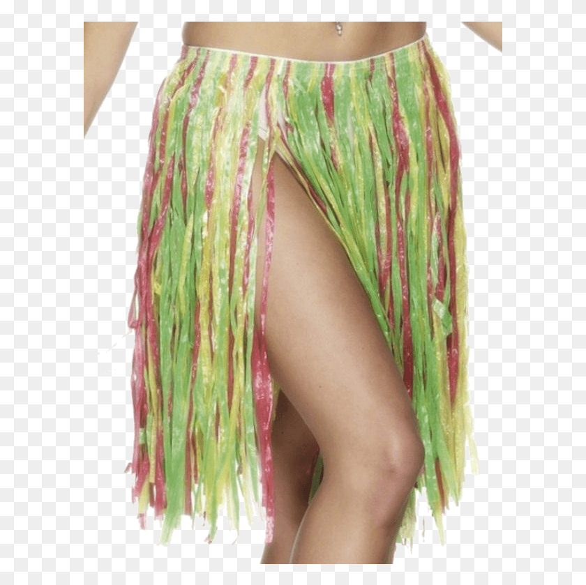 601x779 Hawaiian Hula Skirt Multicolour Grass Skirt, Clothing, Apparel, Female Descargar Hd Png