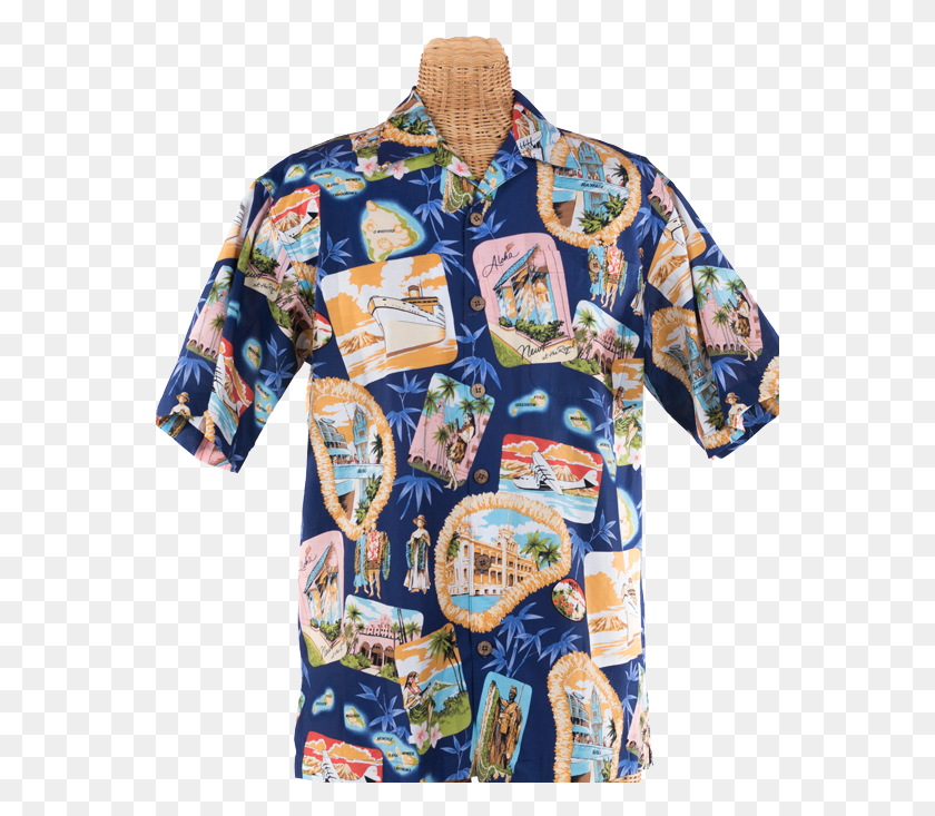 561x673 Hawaiian Shirt Shirt, Clothing, Apparel, Robe Descargar Hd Png