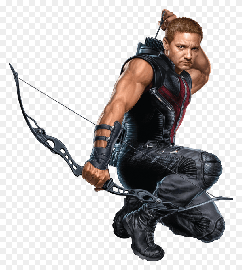 1068x1200 Hawkeye Clint Barton In Avengers, Person, Human, Bow HD PNG Download