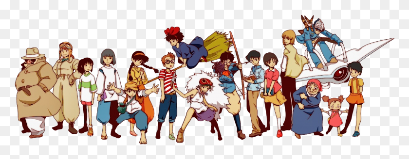 1401x482 Hayao Miyazaki39s Characters Hayao Miyazaki Studio Ghibli, Person, Human, Performer HD PNG Download