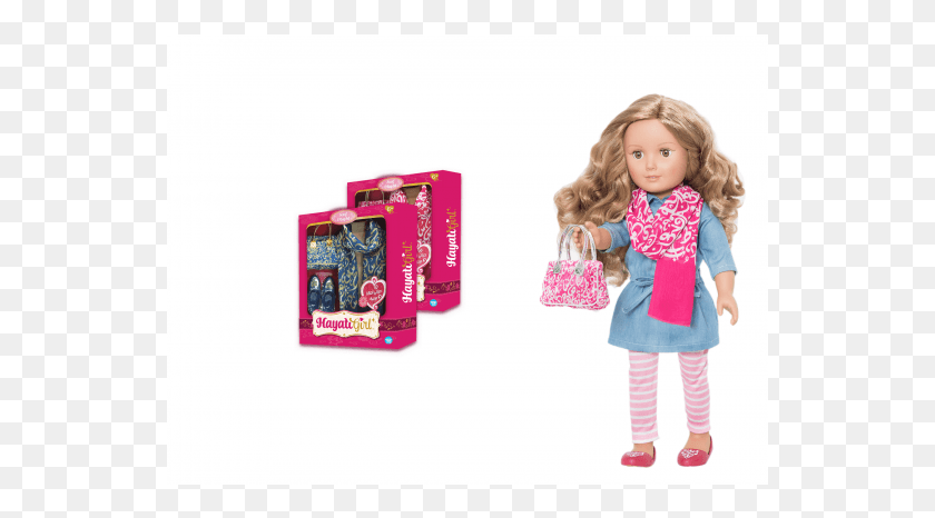 541x406 Hayati Scarf Amp Bag Set Hayati Girl Spacetoon, Doll, Toy, Person HD PNG Download