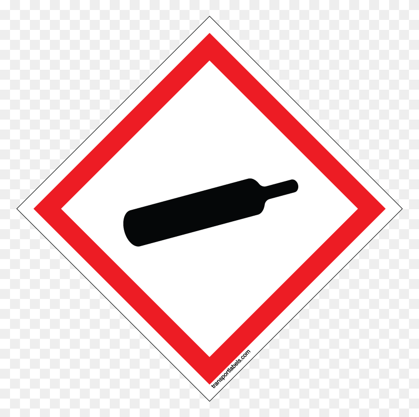 776x777 Hazard Class On Cylinders, Symbol, Road Sign, Sign HD PNG Download