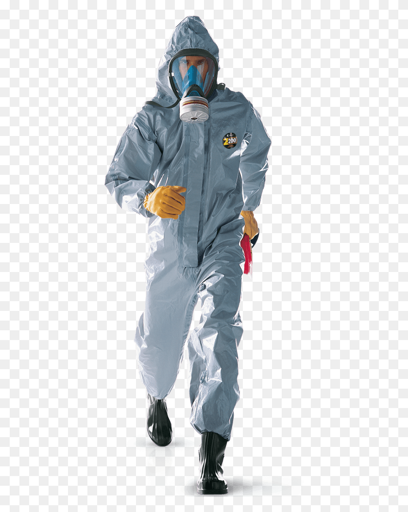 413x994 Hazmat Suit Chemical Protection Suit, Clothing, Apparel, Coat HD PNG Download