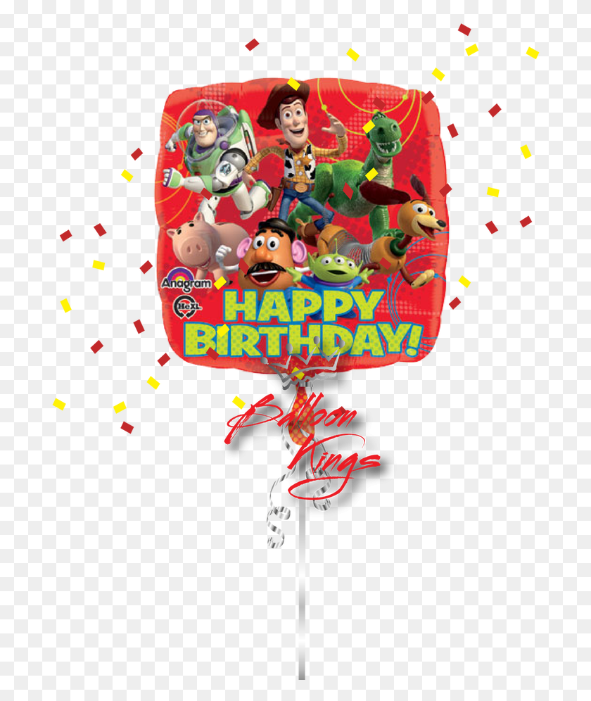 698x936 Hb Toy Story Воздушный Шар Kings Toy Story Logo Прозрачный, Бумага, Досуг Png Скачать