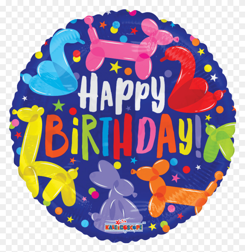 858x885 Hbd Animal Balloons Balloons All American Balloons Balloon, Food, Label, Text HD PNG Download