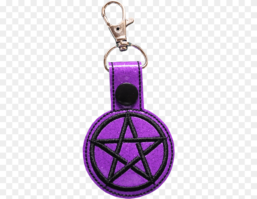 302x652 Hd Ith Pentacle Key Fob Water Bottle Solid, Accessories, Earring, Jewelry, Purple Transparent PNG