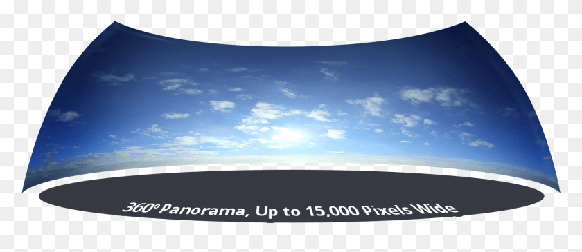 1474x578 Hdr Панорамное Небо 360 Текстура Неба, На Открытом Воздухе, Природа, Лазурное Небо Png Скачать