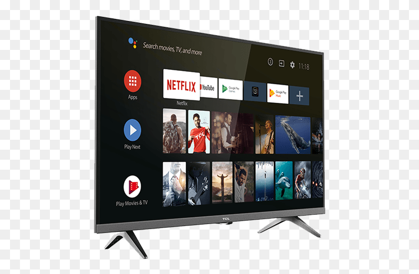 466x489 Descargar Png Hdr Tv Powered By Android Tv, Monitor, Pantalla, Electrónica Hd Png