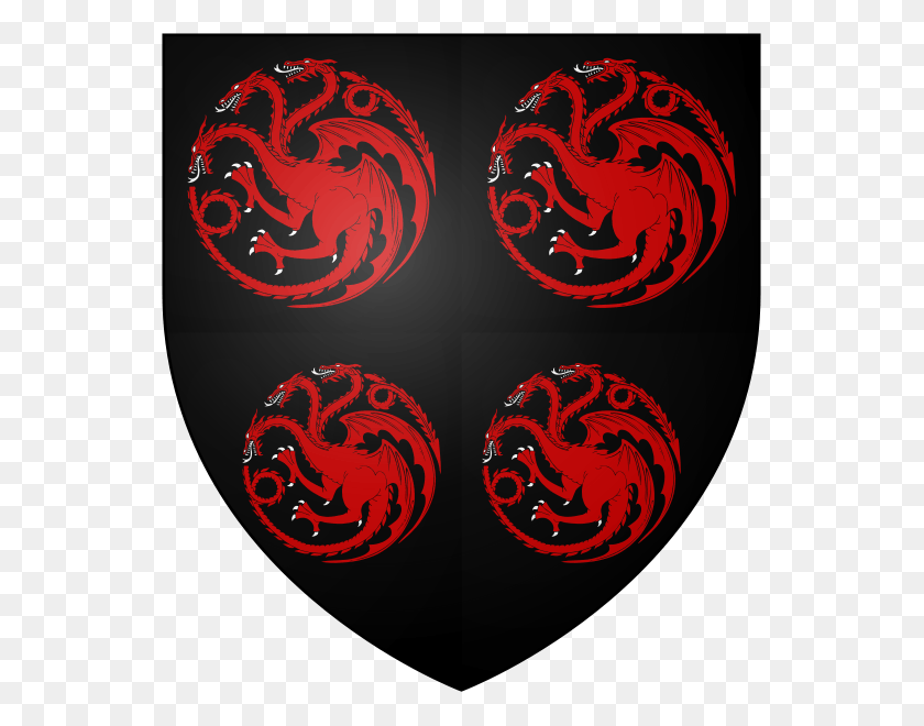 545x600 He Crushed The First Blackfyre Rebellion Displaying House Of Targaryen, Symbol, Logo, Trademark HD PNG Download
