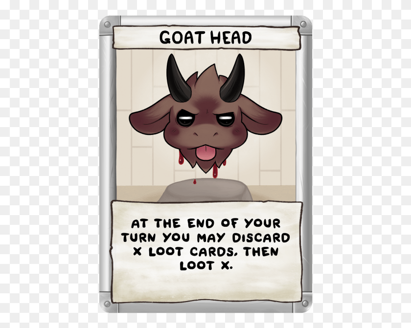 438x611 He Discards All 15 Loot Cards In Hopes He Finds The Binding Of Isaac Four Souls All Cards, Mouth, Lip, Teeth HD PNG Download