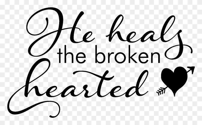 1668x980 He Heals The Broken Hearted Religious Decal, Gray, World Of Warcraft HD PNG Download