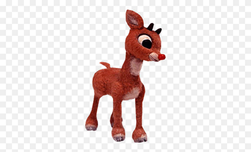 272x449 He Is A Red Nosed Reindeer Rudolph The Red Nosed Reindeer, Toy, Animal, Plush HD PNG Download