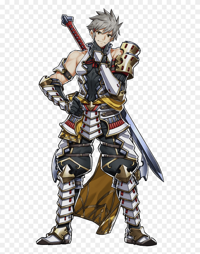 545x1007 He Makes His Official Appearance In Torna The Golden Addam Xenoblade Chronicles 2 Torna The Golden Country, Person, Human, Samurai HD PNG Download