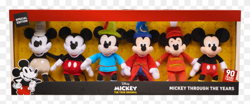 2932x1095 Descargar Png / Mickey Mouse 90 Aniversario Hd Png