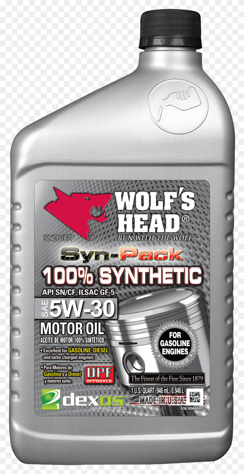 1908x3852 Head 100 Synthetic 5W 30 Aceite Wolf39S Head Sintetico Hd Png