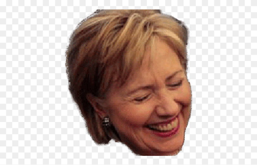 431x481 Head Clipart Hillary Clinton Girl, Face, Person, Human HD PNG Download