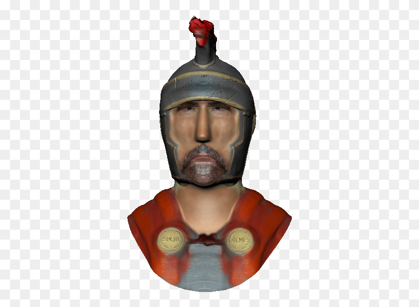 331x555 Head Of A Roman Soldier, Helmet, Clothing, Apparel HD PNG Download