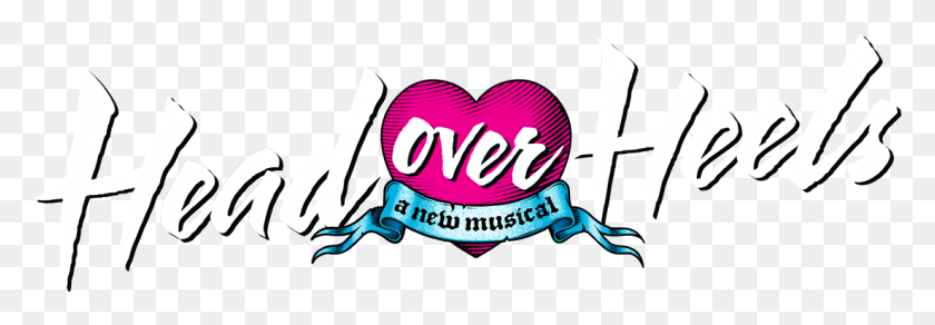 1102x328 Head Over Heels Logo Heart, Text, Clothing, Apparel HD PNG Download
