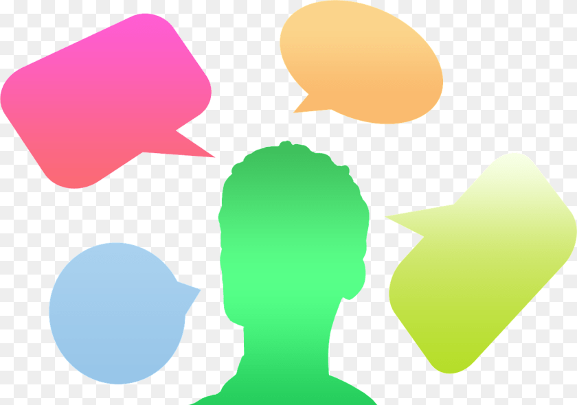 1280x899 Head With Thought Bubble, Balloon, Person PNG