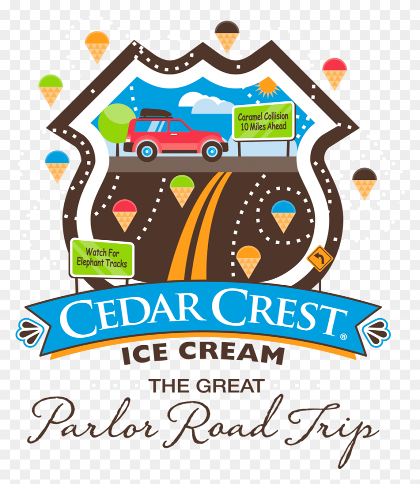 883x1030 Header Slider Image Cedar Crest Ice Cream, Advertisement, Poster, Flyer HD PNG Download
