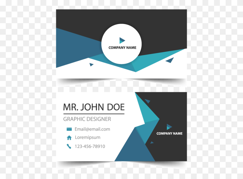 455x559 Header Vector Geometric Vector Personal Card, Text, Paper, Flyer HD PNG Download