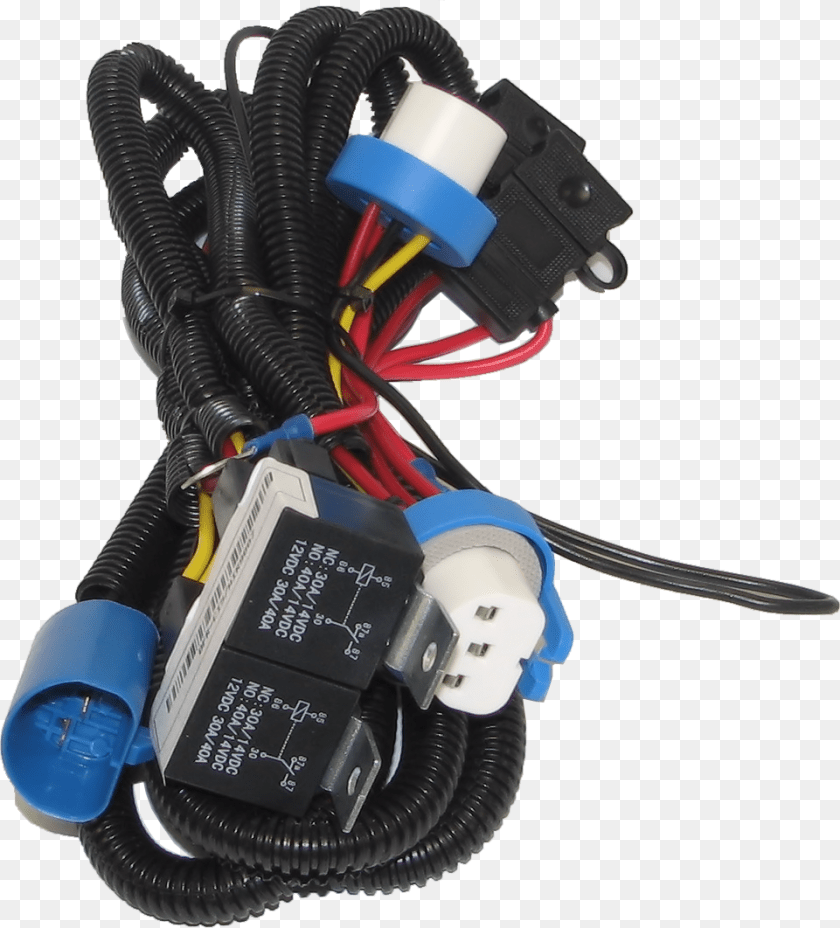 961x1062 Headlight Heavy Duty Wiring Harness Upgrade Jeep, Adapter, Electronics, Computer Hardware, Hardware Sticker PNG